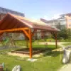 Hübner homokozó - fedés