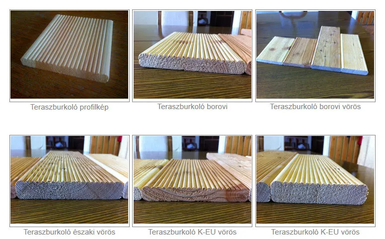 Teraszburkoló profilok